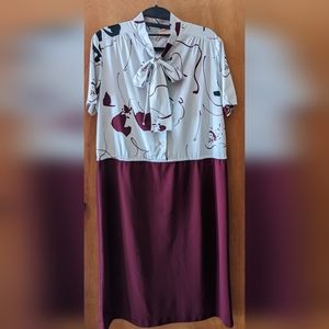 1980s Secretary Dress - True Vintage